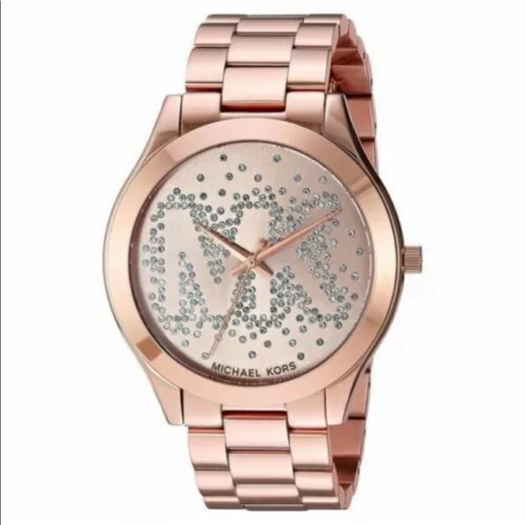 Michael Kors Accessories - New Michael Kors Runway Womens Watch Rose Gold